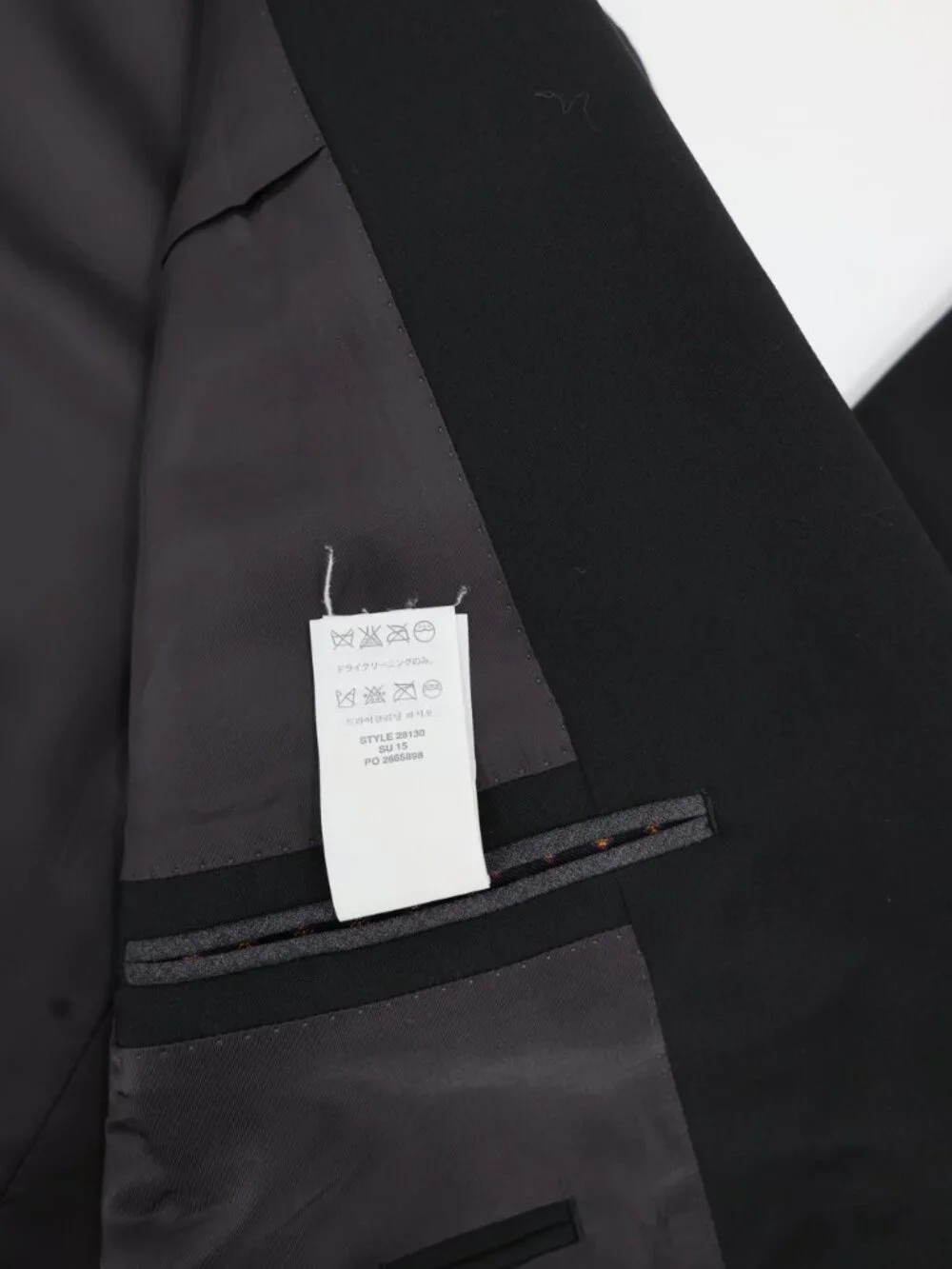 J. Crew Sport Coat Mens 40R Ludlow Loro Piana Super 120s Wool Blazer Black notch